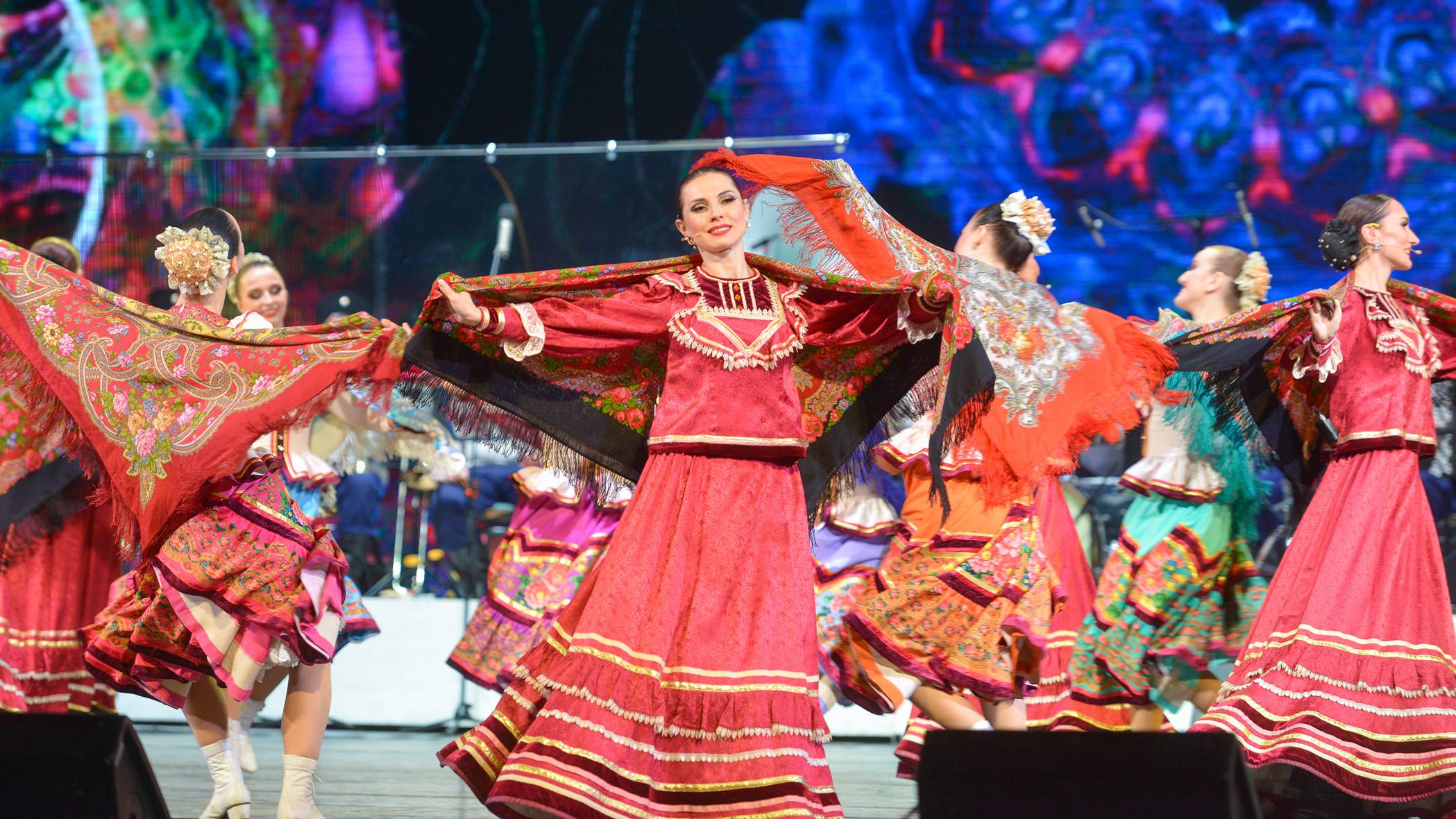 Концерт в пос. Рыздвяный Ставропольского края в рамках проведения Дня пожилого человека 02.10.2024