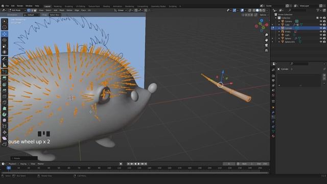 Cute Hedgehog – Blender Tutorial for Beginners смотреть онлайн