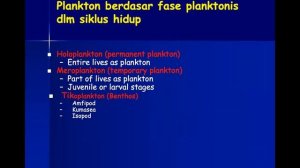 Diversitas Dan Pola Hidup Plankton