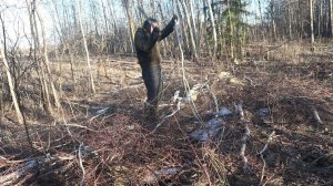 Обрубка веток мачетей