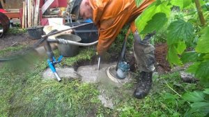 Дешёвая скважина за пару часов. #Гидробурение #скважина #абиссинская скважина #вода для дома