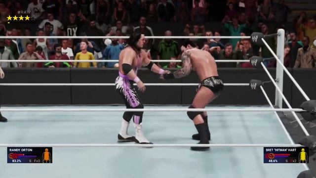 WWE 2K19 Bret Hitman Hart vs Randy Orton WWE Championship смотреть онлайн