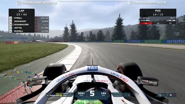 F1 2021 - Let's Score Points With Mick #12: 100% Race Belgium