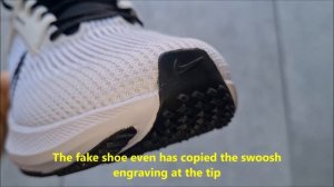How to spot fake Nike Zoom Pegasus 40 sneakers. Nike pegasus 40 real vs fake