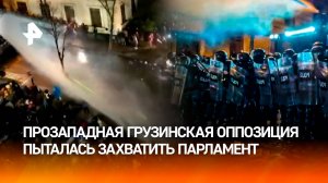 Грузинский "Евромайдан": как оппозиция пыталась устроить цветную революцию