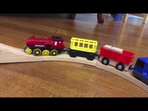 красный поезд