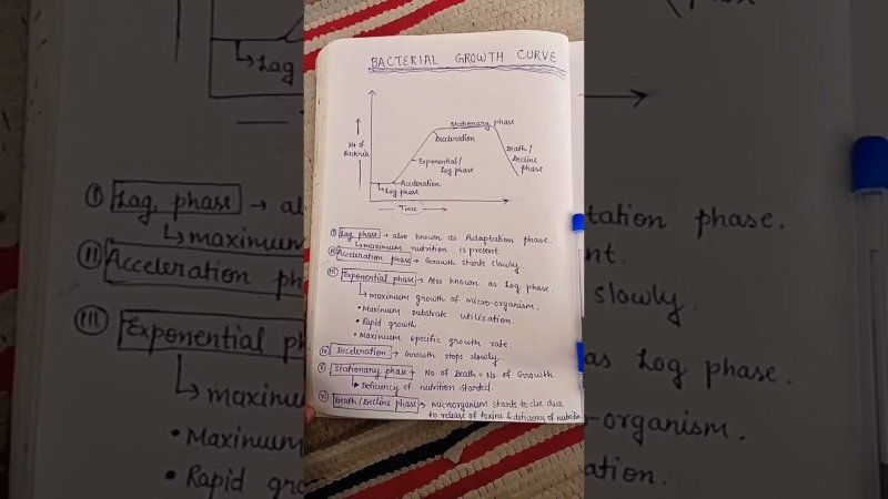 Bacterial Growth Curve#fermentationbiotechnology#metabolicengg#biofuel