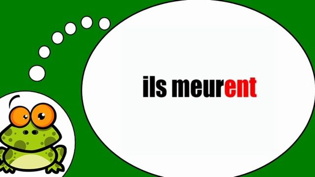 Я учу французский = Глагол =умереть = в настоящем времени смотреть онлайн