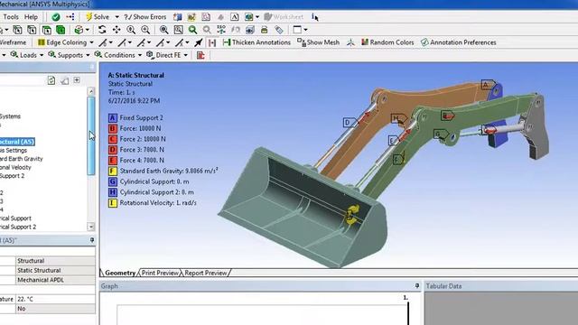 Ansys Static Structural Analysis