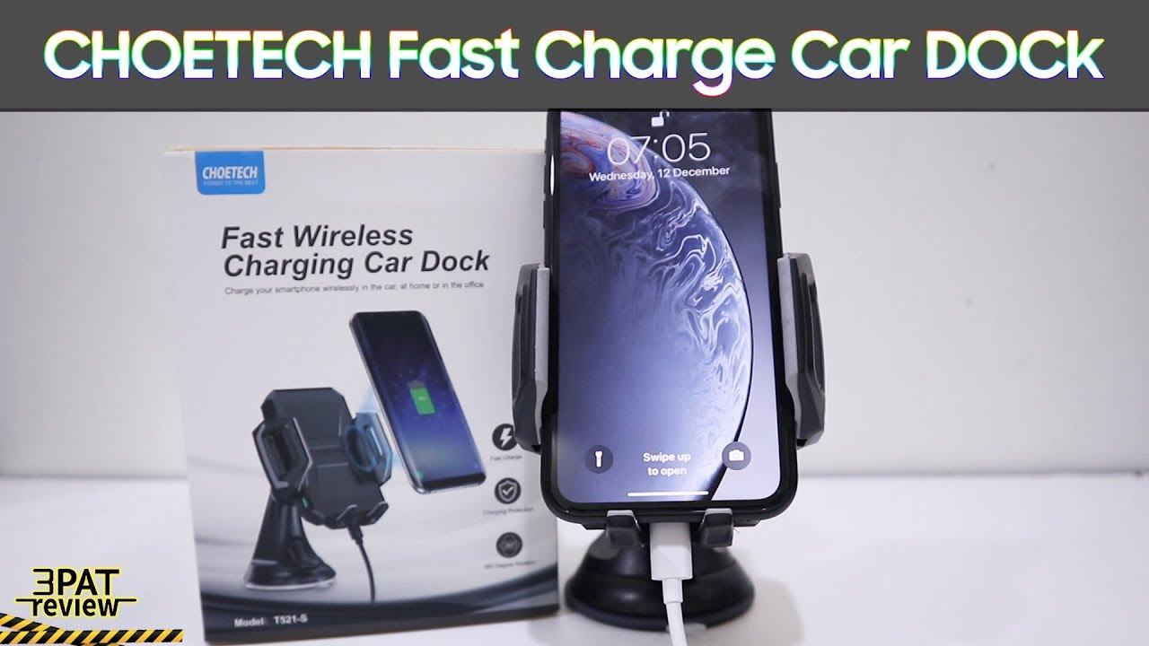 ||| ตัวจับมือถือ Fast Wireless Charge ในรถ CHOETECH смотреть онлайн