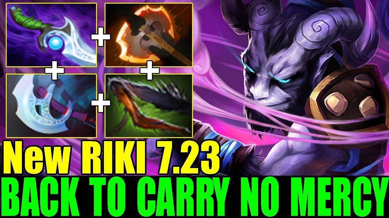 Cancer Carry [Riki] Back To Meta With Battle Fury Build is Too OP 22KiLLs 7.23 Dota2 смотреть онлайн