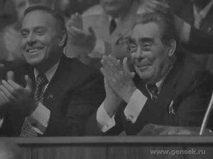 Визит Л.И.Брежнева и К.У.Черненко в Баку 1978 год