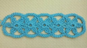 Вяжем крючком закладку.Ленточное кружево. МК для начинающих Crochet lace. Crochet bookmark Урок 55