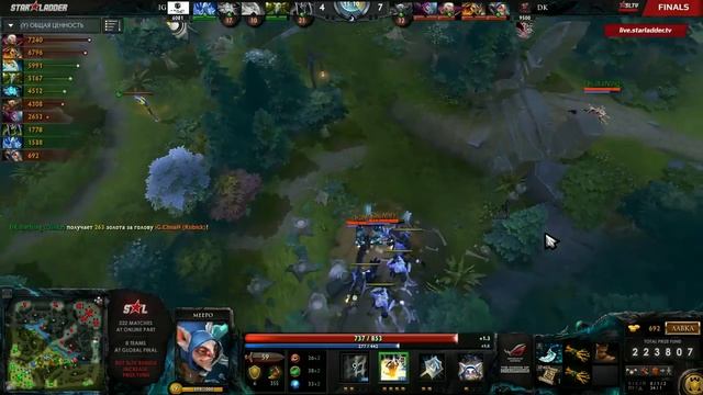 DK -vs- iG, SLTV Lan Finals Day 2, WB Semifinal Game 1 смотреть онлайн