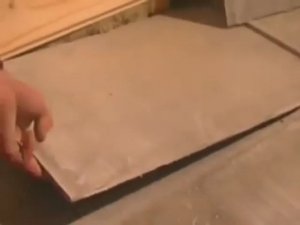 Устройство стяжки из плоского шифера своими руками