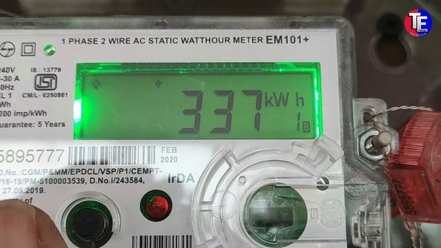(#28) How to Know Volts, Amps & Watts in 1-Ph Energy Meter