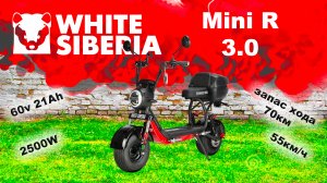 Долгожданное обновление электроскутера White Siberia MINI R 3.0