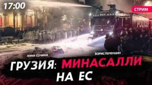 Грузия: минасалли на ЕС [Первушин и Сочина. СТРИМ]