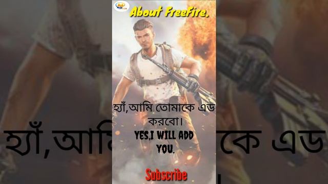 Free Fire English Sentence|Bangla to English speaking course|Easy Spoken English Tutorial