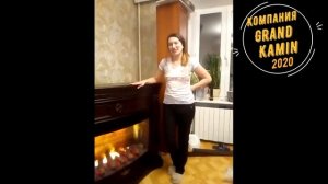 Видео отзыв от клиента.Купить Камин Barselona с 3D очагом Novara 26