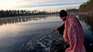 ПЕРВЫЙ ЛЁД РЫБАЛКА. РЫБАЛКА НА ЖЕРЛИЦЫ. РЫБАЛКА ПОШЛА НЕ ПО ПЛАНУ. ДЛЯ СЧАСТЬЯ НУЖНО ИМЕННО ЭТО