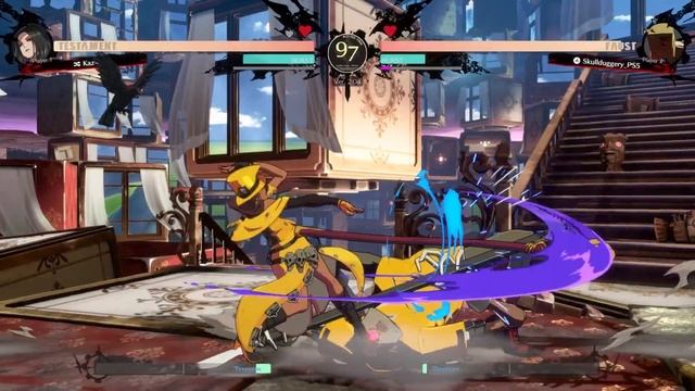 【GGST】Kazam(Testament) vs SkullDuggery(Faust)