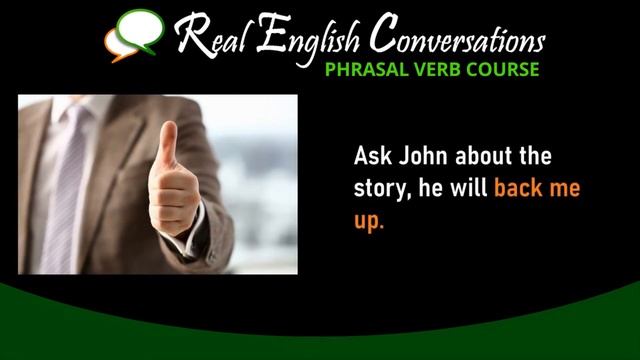 👉 Phrasal Verb: BACK UP #2 | One-Minute English Lessons | English Phrasal Verb Course смотреть онлайн