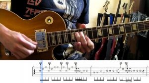 Led Zeppelin - Good Times Bad Times guitar solo lesson (with tablatures and backing tracks)