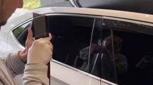 Установка 2D дефлекторов (тюнинг ветровики) на Шкода Суперб 3 #cars #тюнинг #ekaterinburg