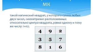 магические квадраты