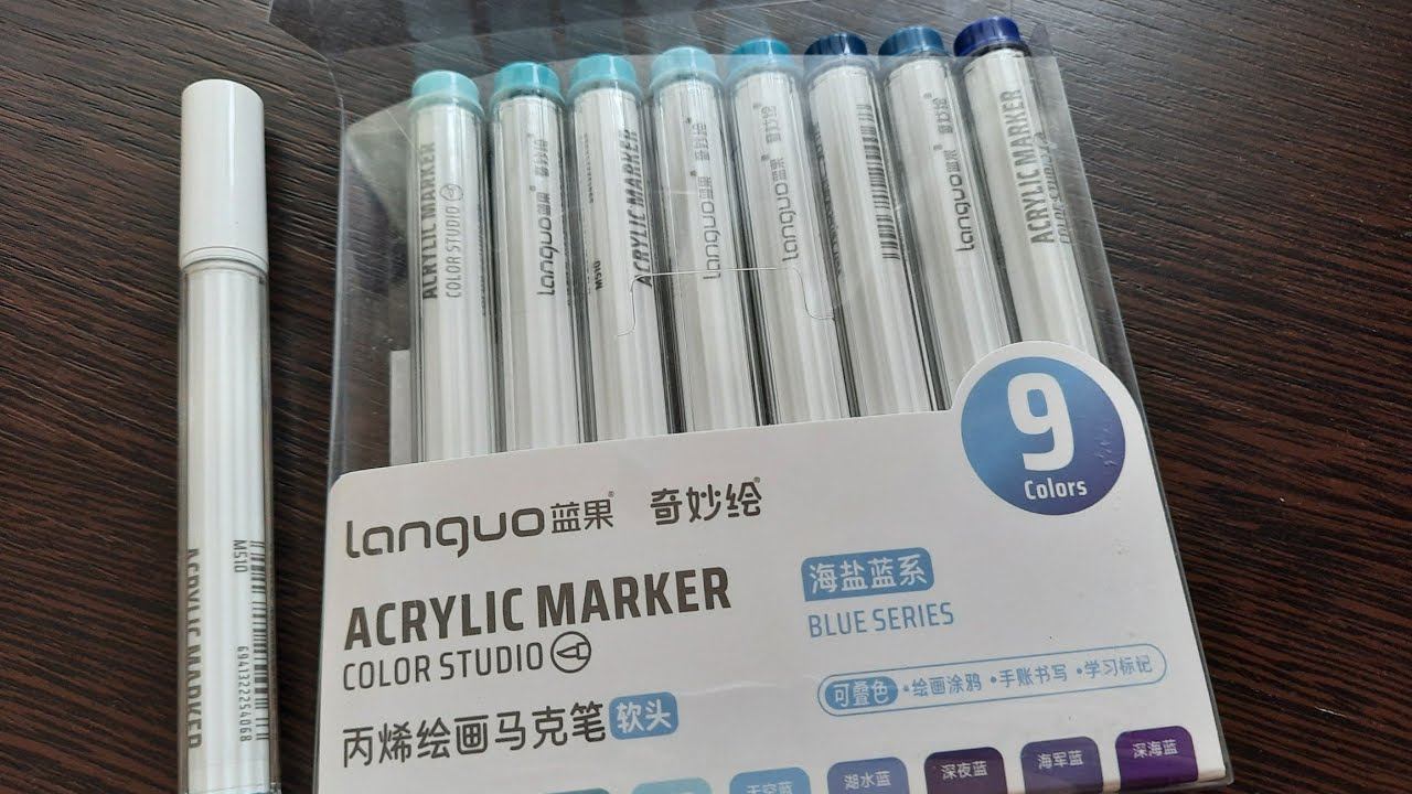 Тестирую акриловые маркеры от languo