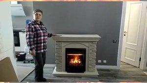 Отзыв на каминокомплект Elford (белый) с очагом Oregan 3D от Real Flame