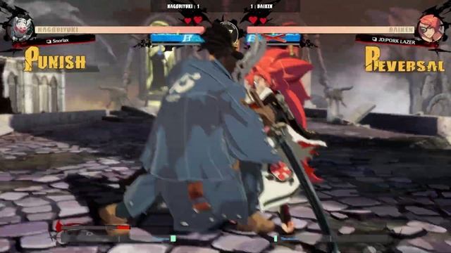 GGST | Snorlax (Nagoriyuki) VS PORK LAZER (Baiken) | Guilty Gear Strive High level gameplay