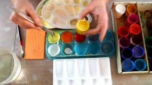 Как правильно РАЗЛОЖИТЬ на палитре КРАСКУ. Гуашь. Масло.