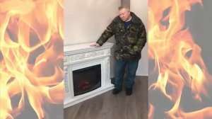 Отзыв на каминокомплект Estella (белый дуб) с очагом Evrika 25,5 от Real Flame