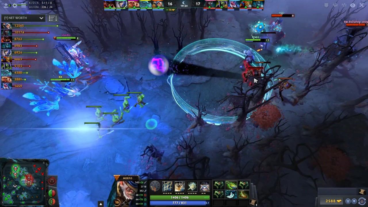 Dendi Meepo | EZ MID - EZ GAME | Dota 2 Pro Gameplay смотреть онлайн