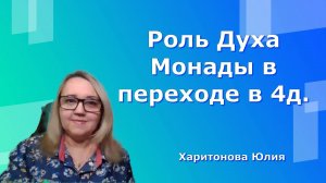 Новые горизонты понимания и осознания пространства 4D. Юлия Харитонова