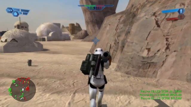 Star Wars Battlefront 2004 Tatooine Imperial Ground Assault Imperial Conquest смотреть онлайн