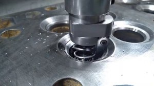 Обработка фаски седла ямз536