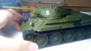 Обзор на собранную модель Т-34 СТЗ, от компании MSD-Maquette. 1:35