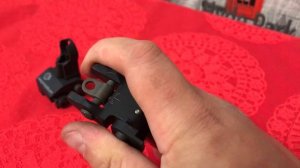88 Комплект целик и мушка Flip UP Emerson Black