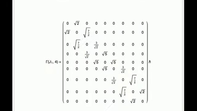 Quantum Angular Momentum Matrices