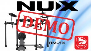 Цифровая ударная установка NUX DM-1X - демонстрация звучания