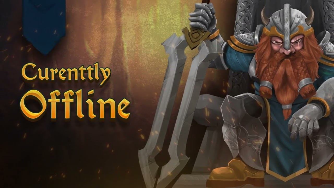 Viking Warrior Character Animated Screen Suitable For Twitch Channel смотреть онлайн