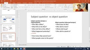 subject question in English