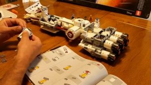 Star Wars LEGO Tantive IV 75244 time lapse build