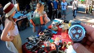 Часы за 15К или шикарная подделка. Блошиный рынок Санкт-Петербурга от 03.07.21г. / Удельный рынок