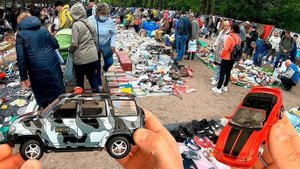 Купил несколько интересных масштабных моделей на барахолке в Санкт-Петербурге. Блошиный рынок