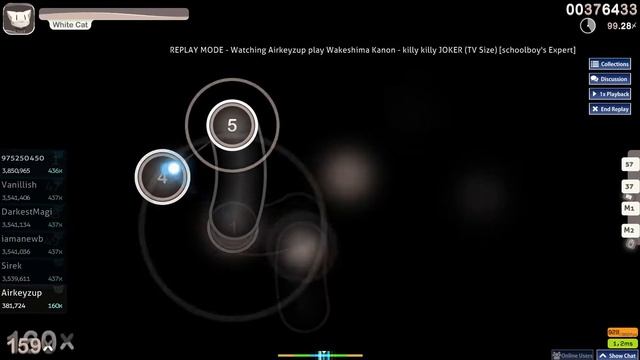 Osu: KILLY KILLY JOKER 5* FC (130+ pp) смотреть онлайн