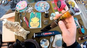 Охота на Барахолке за выгодными предметами. Зоновский нож за 2000р, ролики за 150р и много другое